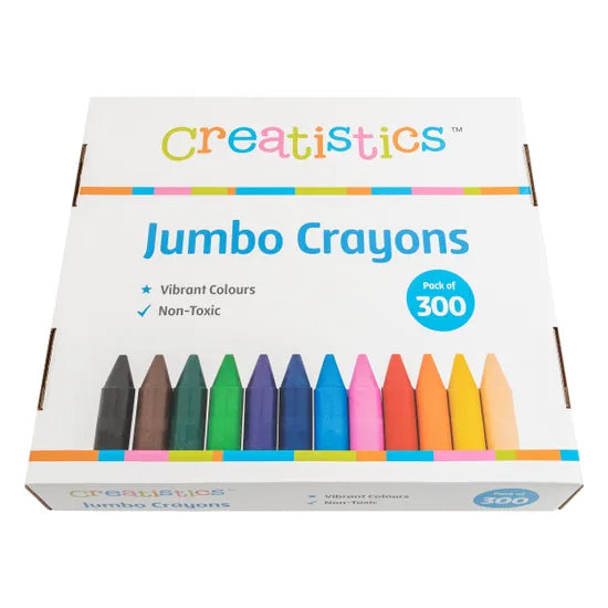 Jumbo Crayons - Class Pack of 300 - Modern Teaching Aids NZ