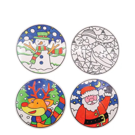 Christmas Window Clings - Pack of 4 - Modern Teaching Aids NZ