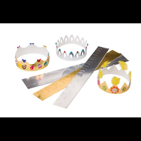Metallic Crowns - Pack of 12 - Modern Teaching Aids NZ