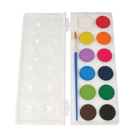 Creatistics Watercolour Palette - Kit of 12 - Modern Teaching Aids NZ