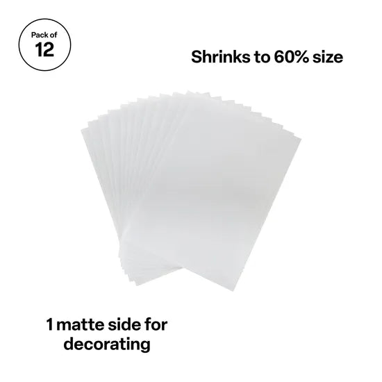 Clear Shrink Film - Pack of 12 - Modern Teaching Aids NZ
