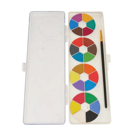 Watercolour Fan Palette - 24 Colours