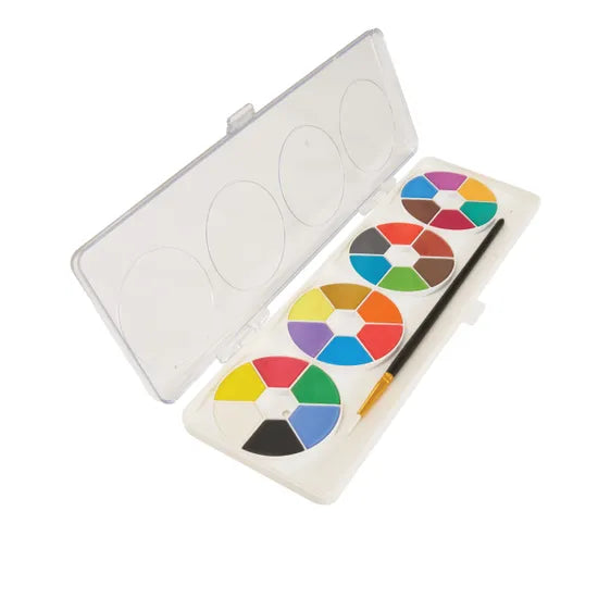 Watercolour Fan Palette - 24 Colours