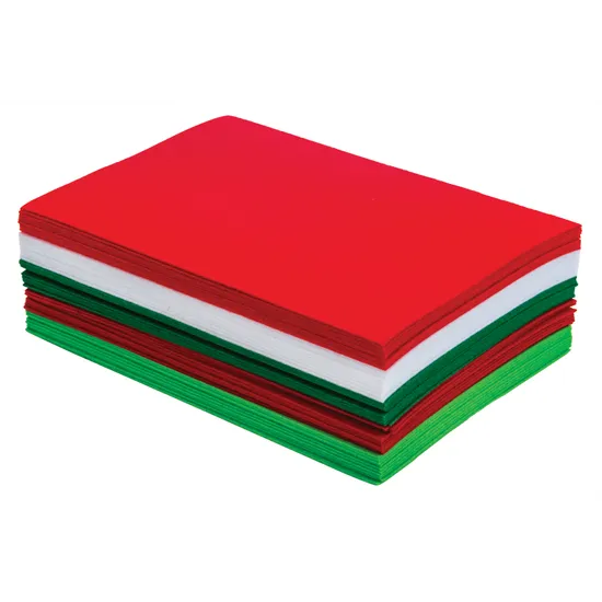 Christmas Felt Sheets - Pack of 50 - Modern Teaching Aids NZ