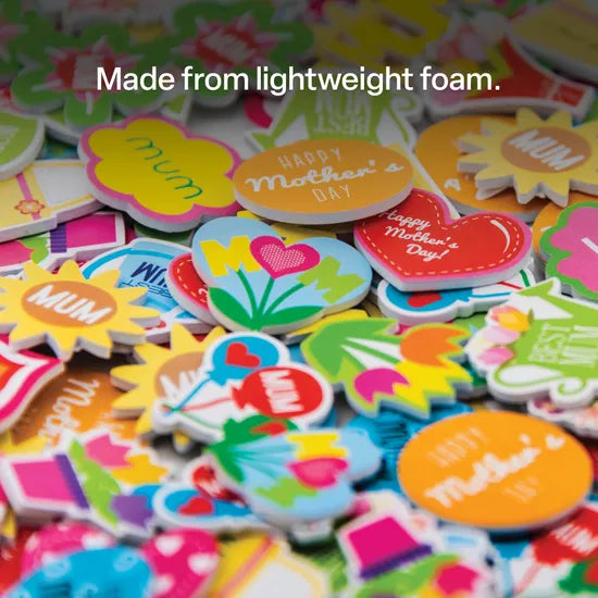 Creatistics Mothers Day Foam Stickers- Pack of 300 - Modern Teaching Aids NZ