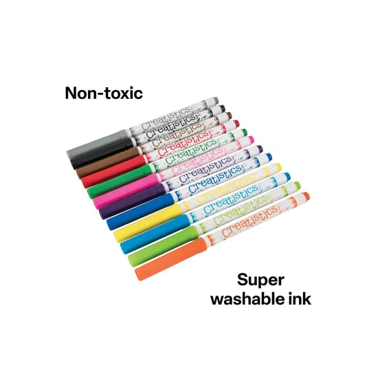 Creatistics Slim Colouring Markers - Tub 96 - Modern Teaching Aids NZ