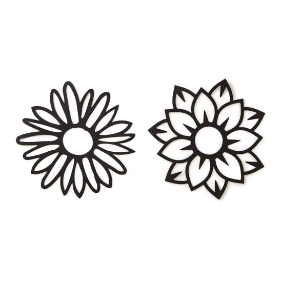 Stained Glass Flowers - Pack of 20 - Modern Teaching Aids NZ