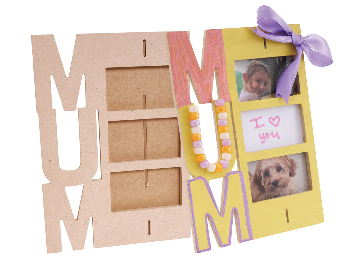 Mum Wooden Photo Frame - Pack of 10 - Modern Teaching Aids NZ