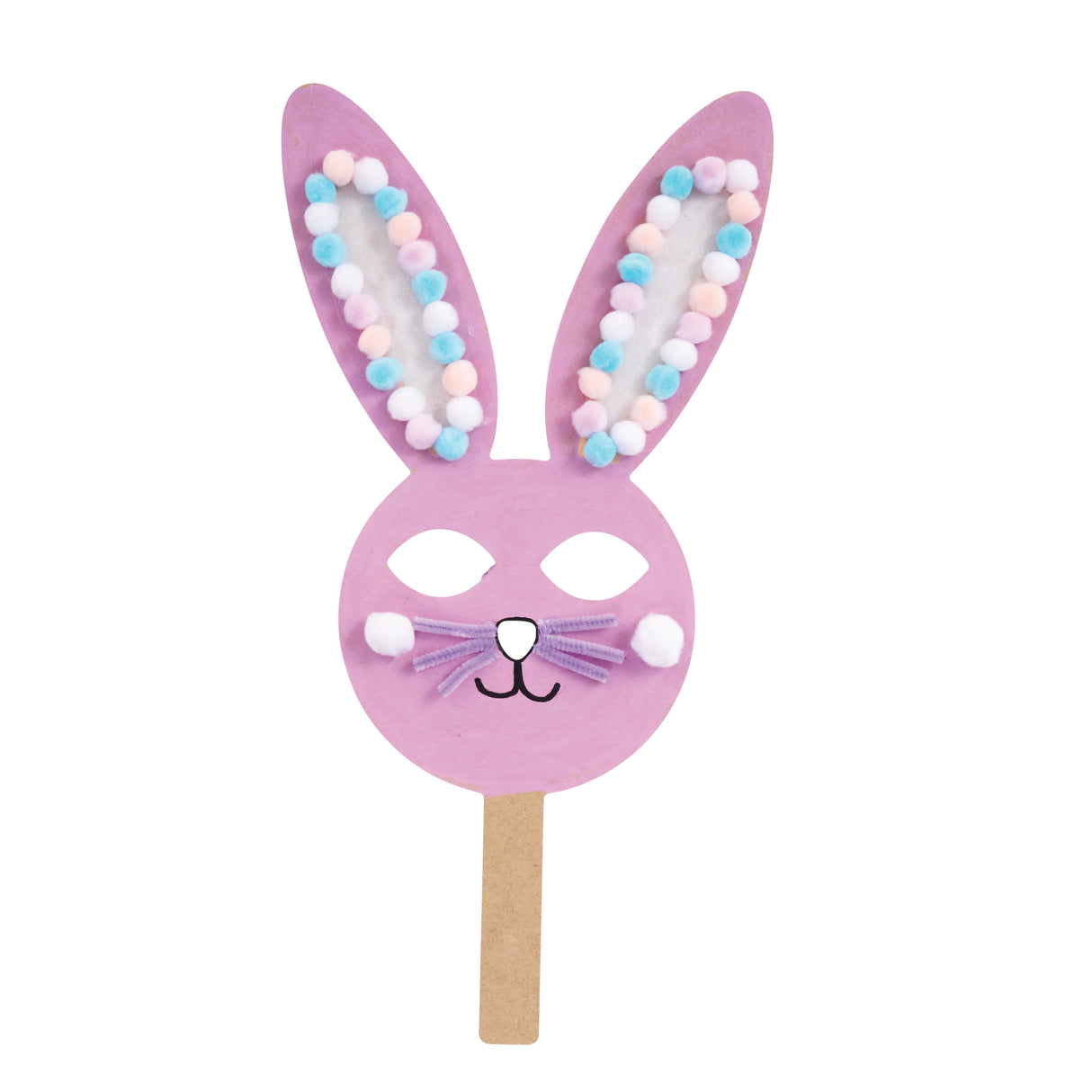 Wooden Bunny Face Mask - Pack of 10 - Modern Teaching Aids NZ