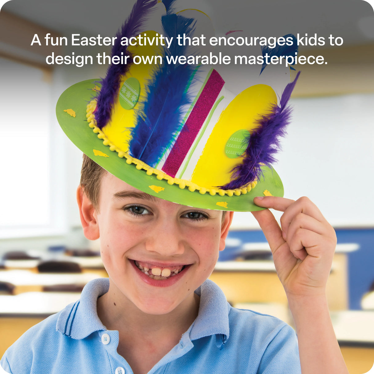 Cardboard Easter Hat - Pack of 10 - Modern Teaching Aids NZ