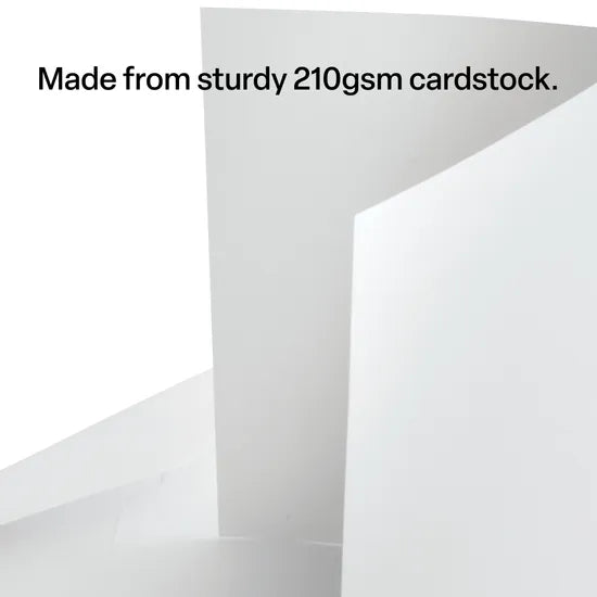 White Cards & Envelopes - Pack of 20 - Modern Teaching Aids NZ