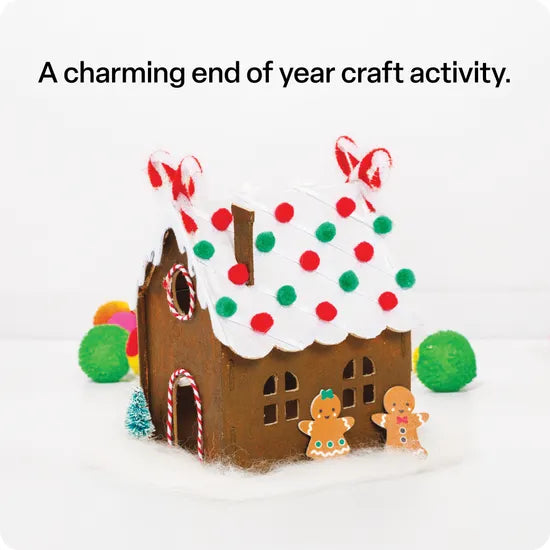 Gingerbread House - Pack of 10 - Modern Teaching Aids NZ