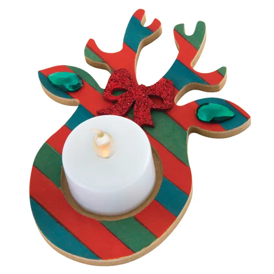 Reindeer Tealight Holder - Pack of 10 - Modern Teaching Aids NZ