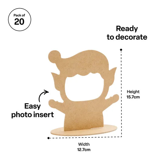 Elf Photo Frame - Pack of 20 - Modern Teaching Aids NZ
