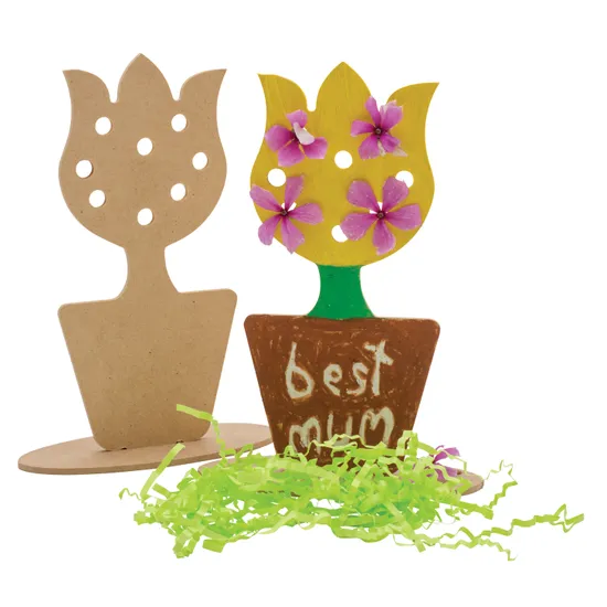 Wooden Flower Bouquet - Pack of 10 - Modern Teaching Aids NZ