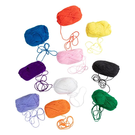 Acrylic Yarn - Pack of 10 - Modern Teaching Aids NZ