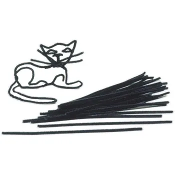 Black Pipe Cleaners - Pack of 100 - Modern Teaching Aids NZ