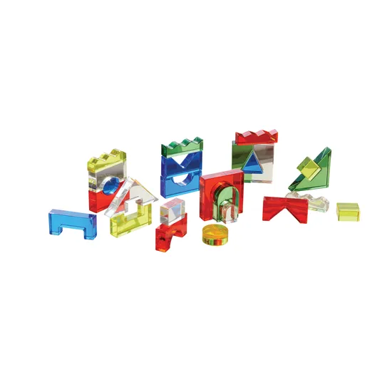 Colour Crystal Block Set - 25 pieces - Modern Teaching Aids NZ