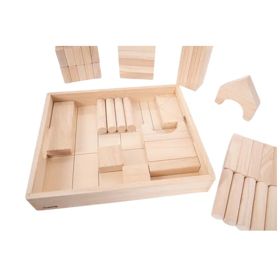 Wooden Jumbo Blocks - Pack of 54 - Modern Teaching Aids NZ
