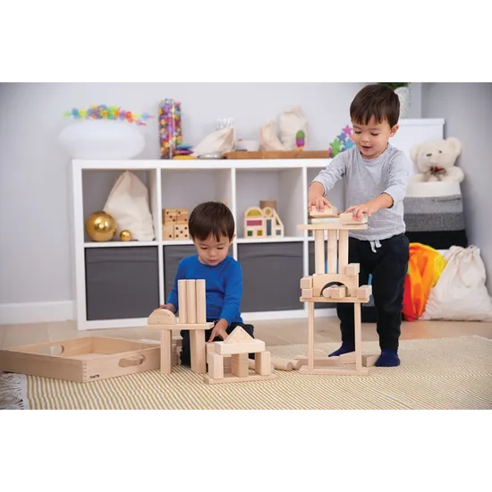 Wooden Jumbo Blocks - Pack of 54 - Modern Teaching Aids NZ