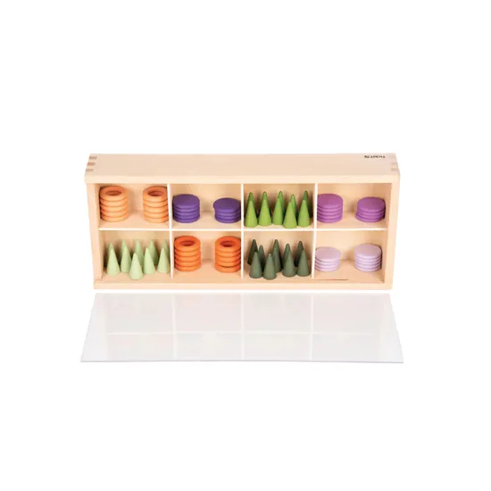 Wooden Discovery Boxes - Set of 3 - Modern Teaching Aids NZ