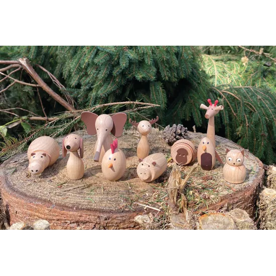 Wooden Animal Friends Set of 10 - Modern Teaching Aids NZ