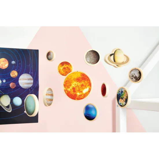 Wooden Solar System Discs - Modern Teaching Aids NZ