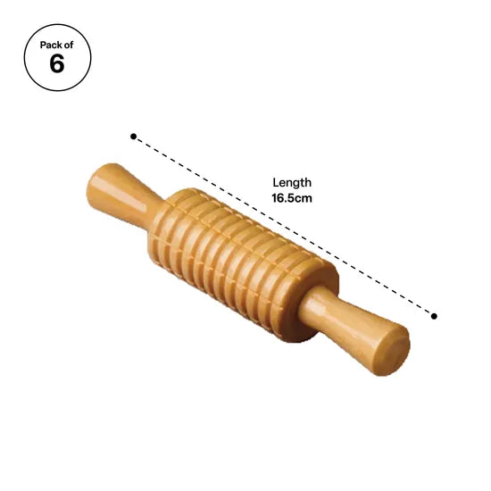 Clay Impression Rollers - Set of 6 - Modern Teaching Aids NZ