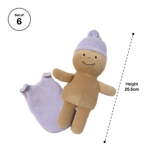 Basket of Babies Washable Doll Set of 6 - Modern Teaching Aids NZ