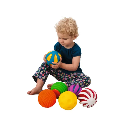 Tactile Ball Set of 6 - Modern Teaching Aids NZ