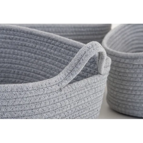 MTA Spaces Large Woven Cotton Baskets Set of 3 - Modern Teaching Aids NZ