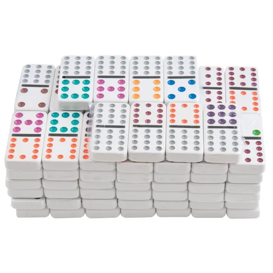 Teachables Dominoes - 12 x 12 Coloured Dots - Modern Teaching Aids NZ