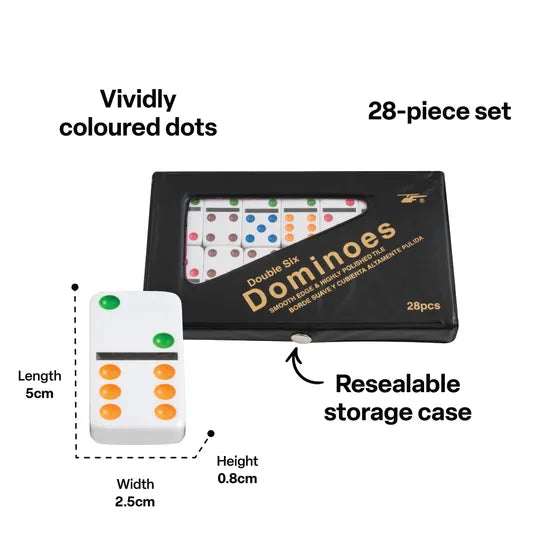Teachables Dominoes - 6 x 6 Coloured Dots - Modern Teaching Aids NZ