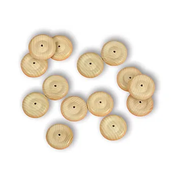 Wooden Wheels - 3 cm, Pack of 100 - Modern Teaching Aids NZ