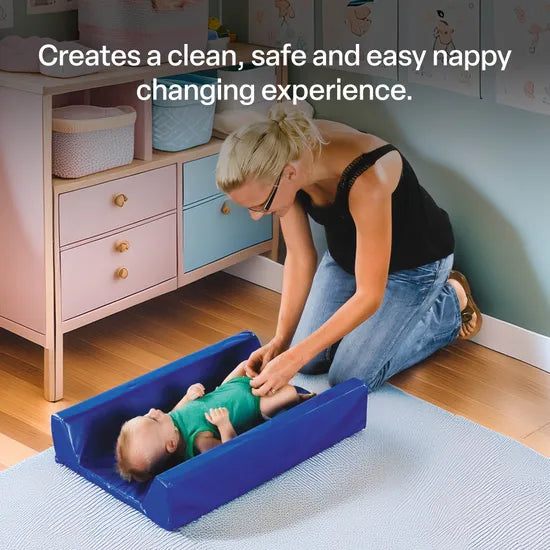 Max & Rosie Baby Change Mat Welded Seam - Blue 70x48cm - Modern Teaching Aids NZ