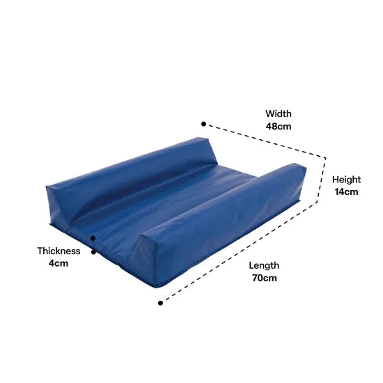 Max & Rosie Baby Change Mat Welded Seam - Blue 70x48cm - Modern Teaching Aids NZ
