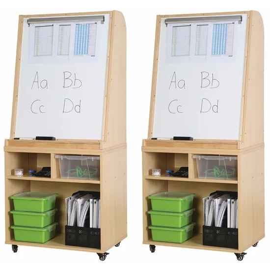 Ergerite Mobile Teacher Whiteboard - Pack of 2 - Modern Teaching Aids NZ