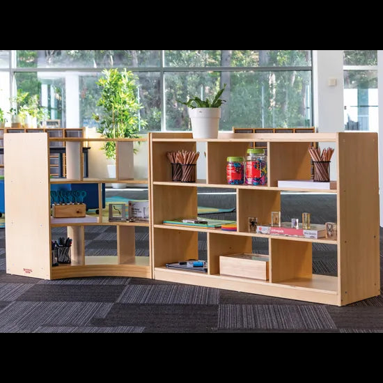 Natural Spaces - Open Back Triple Shelf Kit - Modern Teaching Aids NZ
