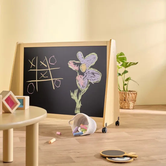 Natural Spaces - Whiteboard & Blackboard Room Divider - Modern Teaching Aids NZ