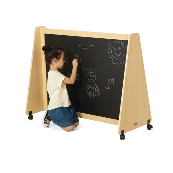 Natural Spaces - Whiteboard & Blackboard Room Divider - Modern Teaching Aids NZ