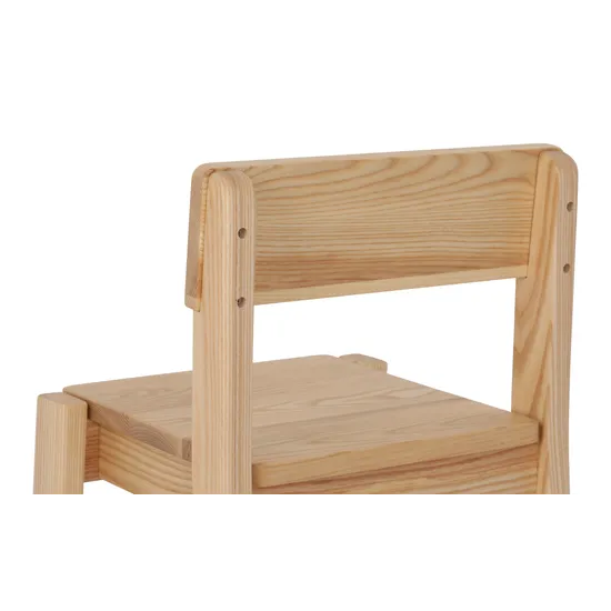 Harmony Education - Solid Timber Stackable Chair - 25 cm Seat Height - Modern Teaching Aids NZ