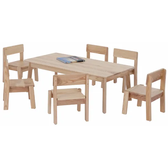 Harmony Education - Solid Timber Rectangle Table - 40 cm (H) - Modern Teaching Aids NZ