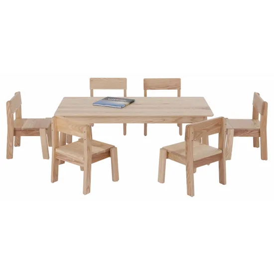 Harmony Education - Solid Timber Rectangle Table - 40 cm (H) - Modern Teaching Aids NZ