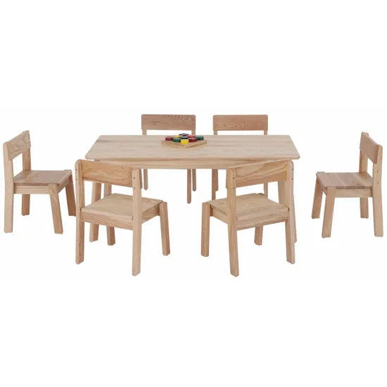 Harmony Education - Solid Timber Rectangle Table - 50 cm (H) - Modern Teaching Aids NZ