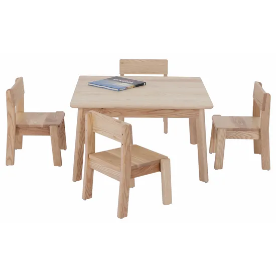 Harmony Education - Solid Timber Square Table - 45 cm (H) - Modern Teaching Aids NZ