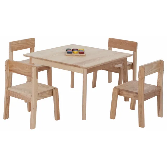 Harmony Education - Solid Timber Square Table - 50 cm (H) - Modern Teaching Aids NZ