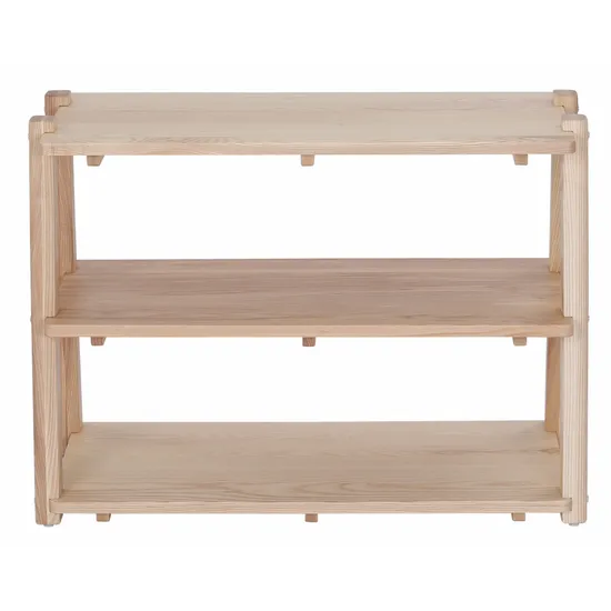 Harmony Education - Solid Timber Open Frame Shelf - Double - Modern Teaching Aids NZ