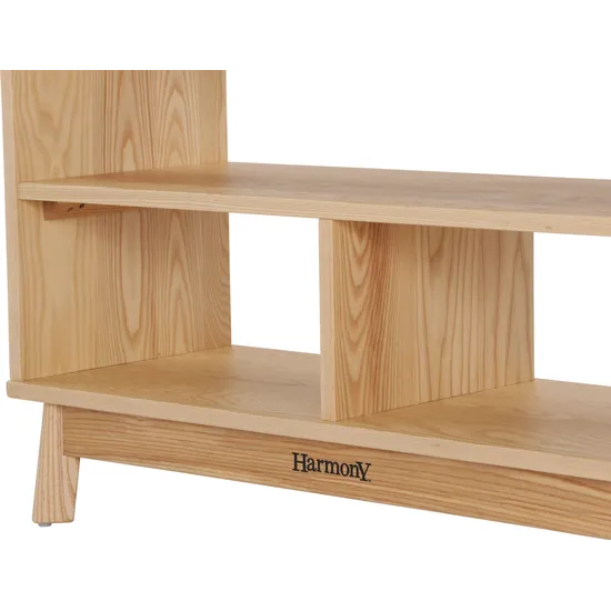 Harmony Education - Solid Timber Open Back Shelf - Double - Modern Teaching Aids NZ