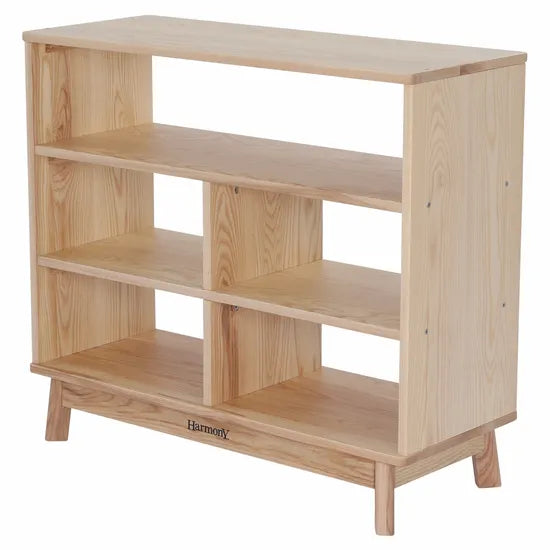 Harmony Education - Solid Timber Open Back Shelf - Triple - Modern Teaching Aids NZ