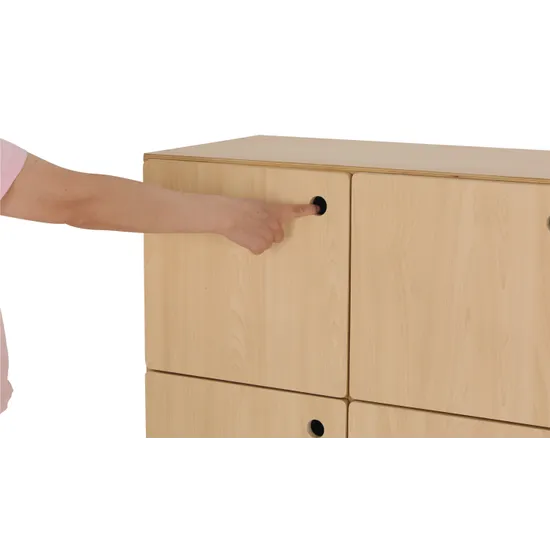 Natural Spaces - 6 Compartment Locker - Modern Teaching Aids NZ